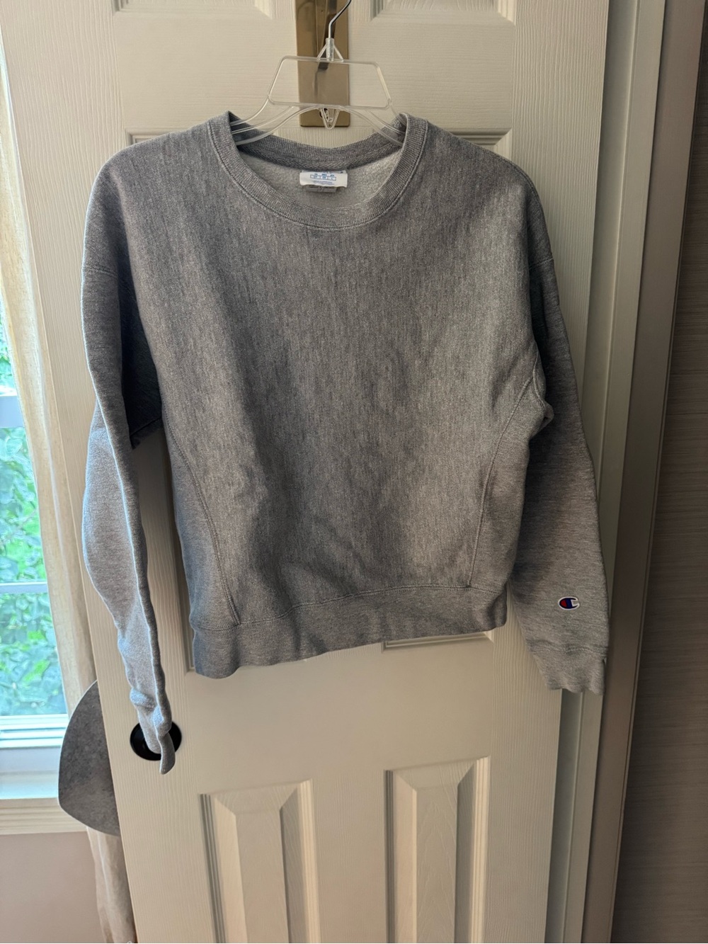 Champion Heather Gray Crewneck Sweatshirt for Women